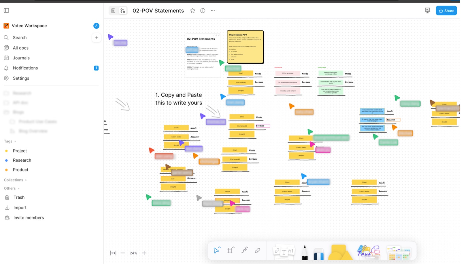 Votee — Vibe Design Thinking Workshop